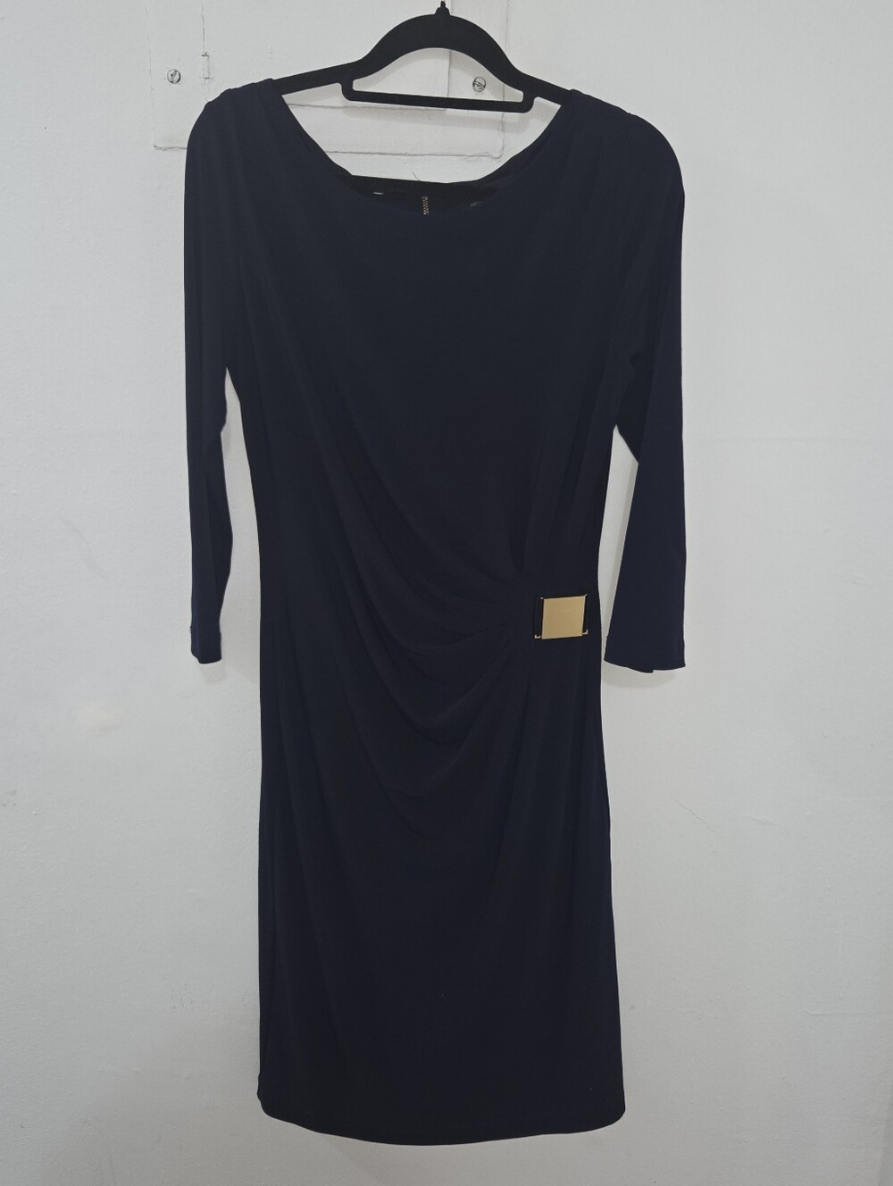 Tahari ASL Ruched Sheath Midi Dress